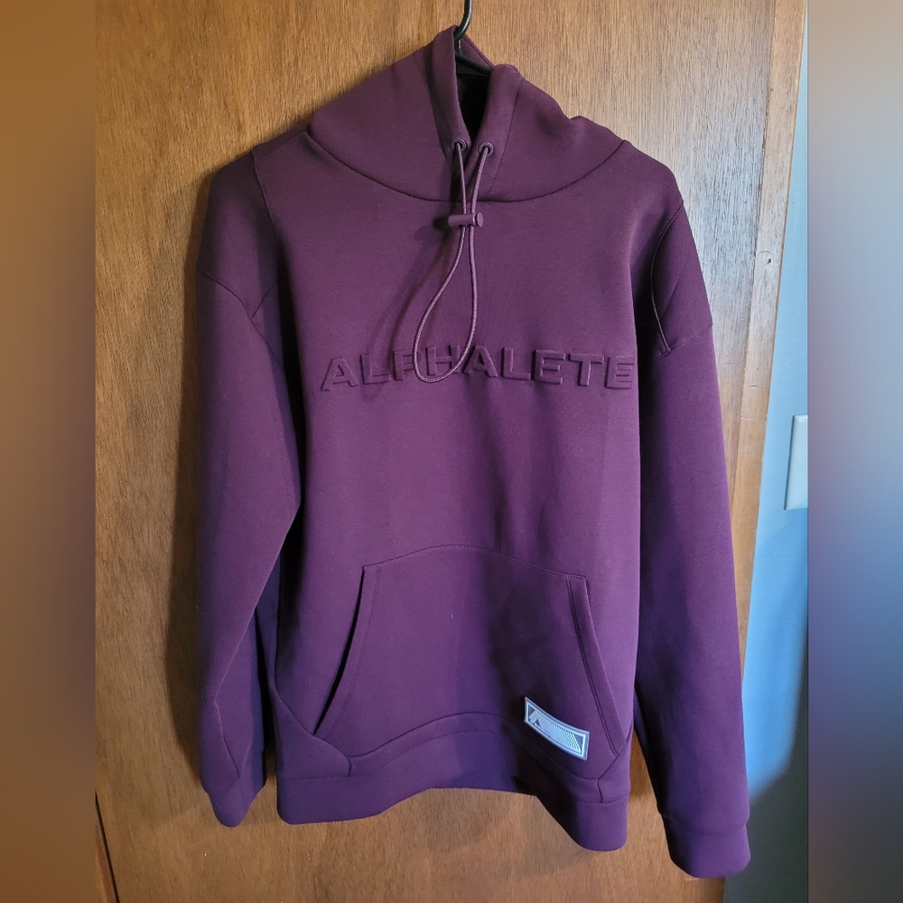 Alphalete Elements Hoodie, Size Small, Merlot